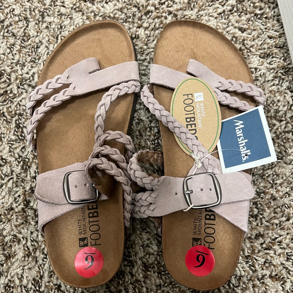 Women's Braided Sandals - Pink